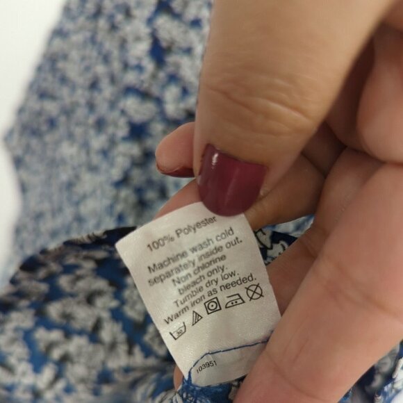 J.CREW Factory  Floral Sleeveless Button Down Shirt - Picture 5 of 6